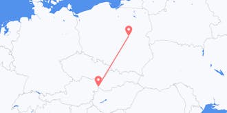 Flights from Slovakia to Poland