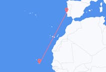 Flyg från Praia, Kap Verde till Lissabon, Portugal