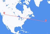 Flyreiser fra Kamloops, Canada til Terceira, Portugal