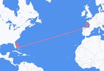 Flyg från Bimini, Bahamas till Santander, Spanien