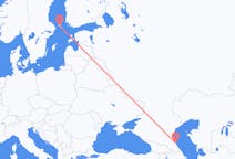 Flyreiser fra Mariehamn, Åland til Makhatsjkala, Russland