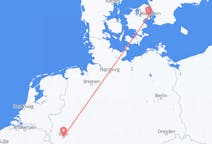 Vols de Copenhague, Danemark pour Cologne, Allemagne