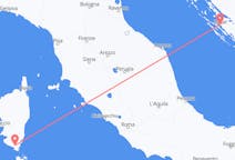 Flüge von Zadar, Kroatien nach Figari, Frankreich