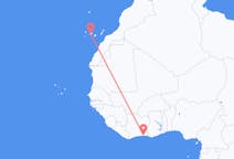Flug frá Abidjan til Tenerife