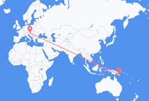 Flyrejser fra Tufi, Papua Ny Guinea til Graz, Østrig