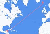 Flyreiser fra Útila, Honduras til Sørvágur, Færøyene