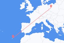 Flights from Vila Baleira, Portugal to Poznań, Poland
