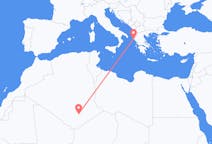 Flyreiser fra Tamanrasset, til Corfu