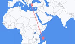 Flyg från Mamoudzou, Frankrike till Rhodes, England, Grekland