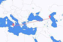 Flyrejser fra Makhatjkala, Rusland til Catania, Italien