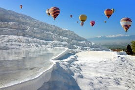 Pamukkale Full-Day Tour with Hot Air Balloon Ride from Marmaris