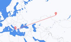 Flights from Kemerovo, Russia to Corfu, Greece