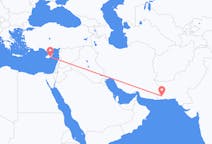 Flyg från Turbat, Pakistan till Larnaca, Cypern