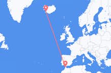 Loty z Tanger, Maroko do Reykjaviku, Islandia