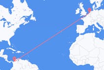 Flyreiser fra Montería, Colombia til Amsterdam, Nederland
