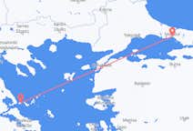 出发地 希腊出发地 斯基亚索斯目的地 土耳其伊斯坦布尔的航班