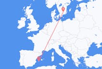 Flights from Växjö, Sweden to Ibiza, Spain