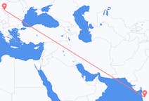 Flyreiser fra Pune, India til Timișoara, Romania