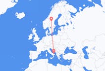 Flights from Sveg, Sweden to Bari, Italy
