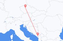 Flyg från Podgorica till Prag