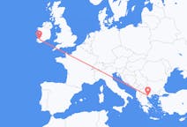 Vluchten van Killorglin, Ierland naar Thessaloniki, Griekenland