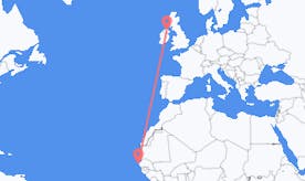 Flug frá Senegal til Norður-Írlands
