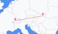 Flyreiser fra Bern, Sveits til Kosice, Slovakia
