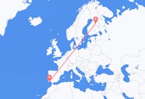 Flights from Faro District to Kajaani