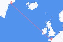 出发地 格陵兰出发地 库鲁苏克目的地 法国雷恩的航班