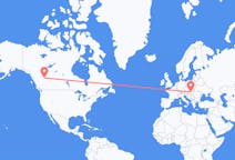 Flyreiser fra Dawson Creek, Canada til Budapest, Ungarn