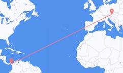 Flyreiser fra La Palma, Panama til Vienna, Østerrike