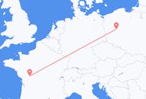 Flyreiser fra Poznan, Polen til Poitiers, Frankrike