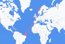 Flights from Aracati, Brazil to Trondheim, Norway