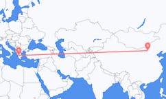 Vluchten van Hohhot, China naar Patras, Griekenland