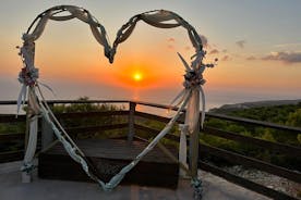 Romantic Sunset in Zakynthos Agalas Caves & Myzithres Viewpoint
