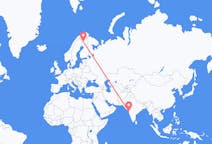 Flyrejser fra Mumbai, Indien til Kittilä, Finland
