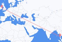 Flyg från Bokpyin, Myanmar (Burma) till Dublin, Irland