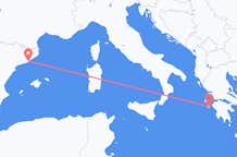 从扎金索斯島飞往巴塞罗那的航班