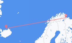 Flyrejser fra Grimsey, Island til Kirkenes, Norge