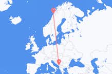 Flights from Bodø to Podgorica