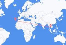 Flyg från Trat Province, Thailand till Funchal, Thailand