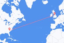 Flights from Columbia, the United States to Manchester, England