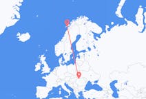 Flyg från Svolvær till Baia Mare