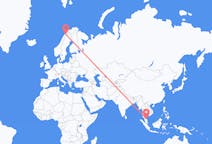 Flights from Kota Bharu, Malaysia to Narvik, Norway