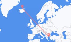 Flyrejser fra Grimsey, Island til Lemnos, Grækenland