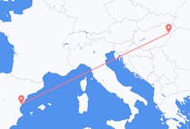 Flyrejser fra Debrecen til Castelló de la Plana