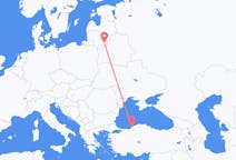 Flyg från Zonguldak, Turkiet till Vilnius, Turkiet