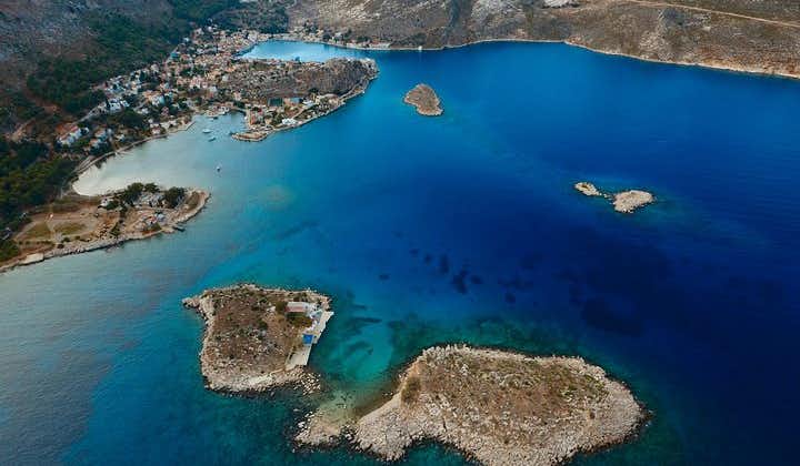 Ferge til gresk øy Kastellorizo ​​fra Kas