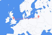 Flights from Leeds, England to Vilnius, Lithuania