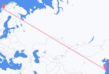 Flights from Shanghai, China to Narvik, Norway
